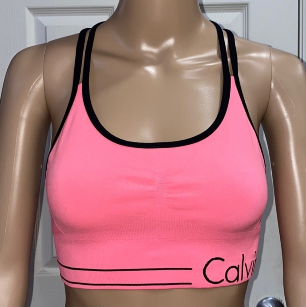 ❤️Calvin Klein Strappy Back Sports Bra